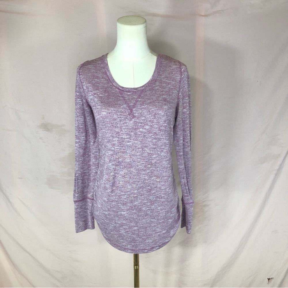 Maternity Lightweight Lavender Long-Sleeve Top Sweater Size Small